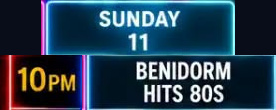 80s Benidorm Hits performing in Benidorm