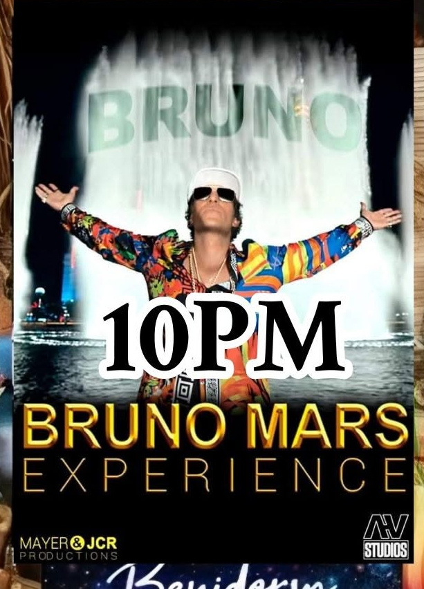 Bruno Mars Tribute Act performing in Benidorm