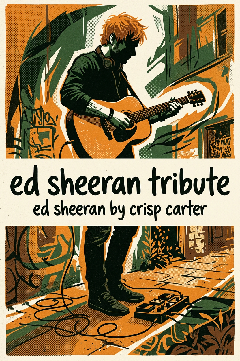 Ed Sheeran Tribute Act performing in Benidorm