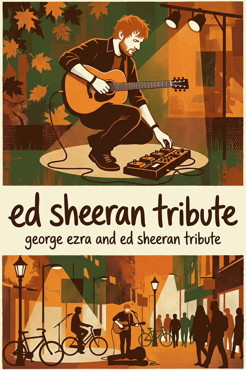 George Ezra & Ed Sheeran Tribute performing in Benidorm