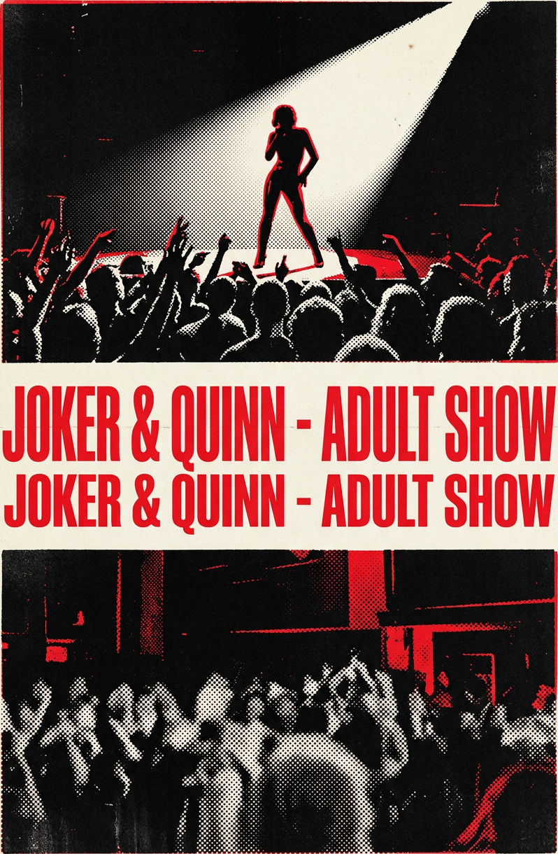 Joker & Quinn Adult Show performing in Benidorm