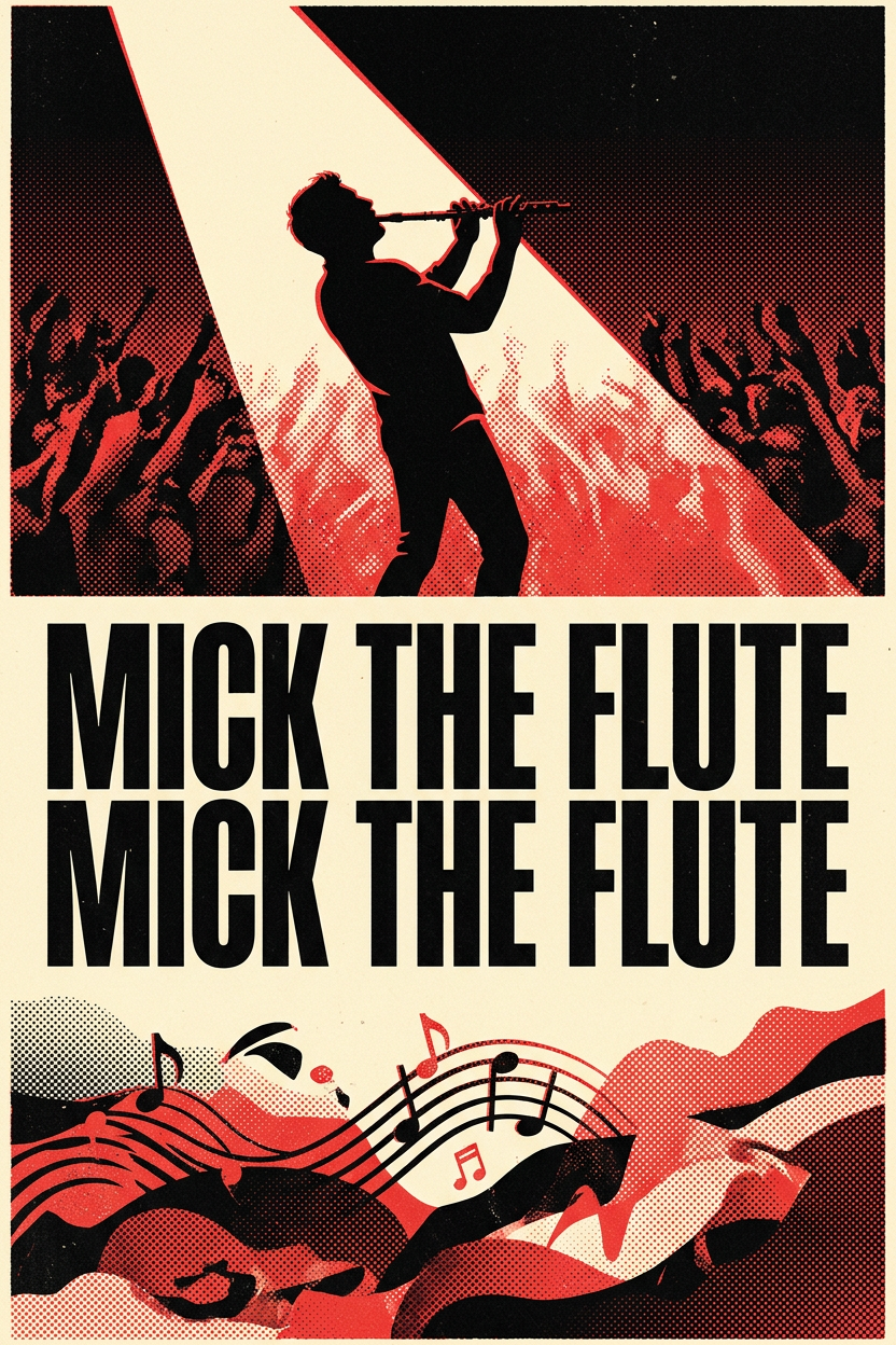 Mick the Flute performing in Benidorm