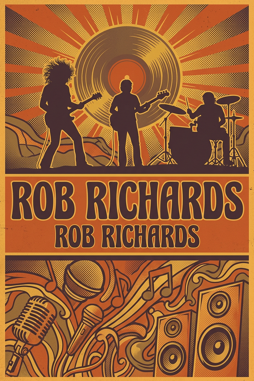 Rob Richards performing in Benidorm