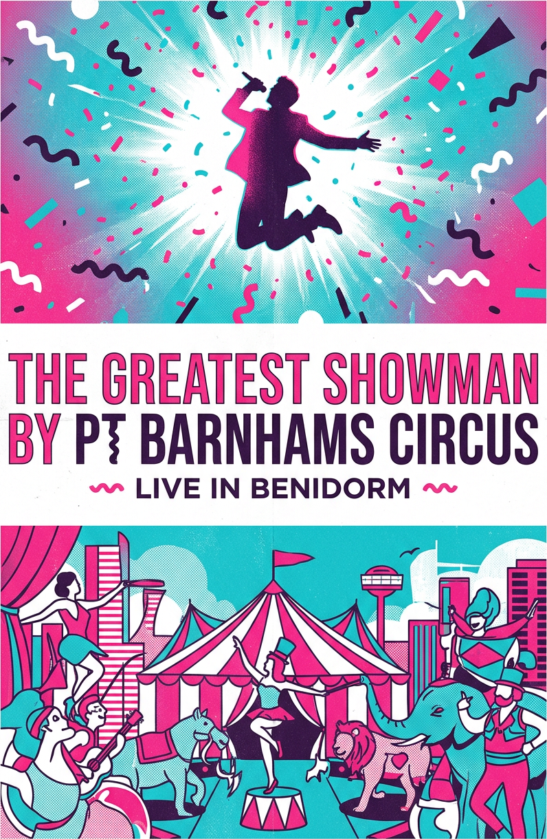 Greatest Showman Circus performing in Benidorm