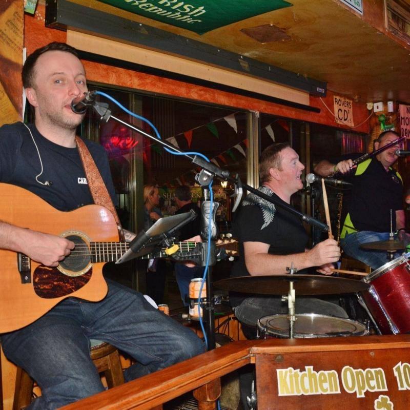 The Rovers performing in Benidorm