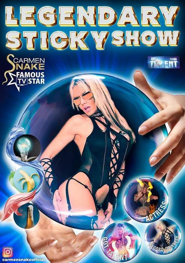 Sexy Sticky Show Sexy Sticky Show at Rockerfellas — Benidorm event poster