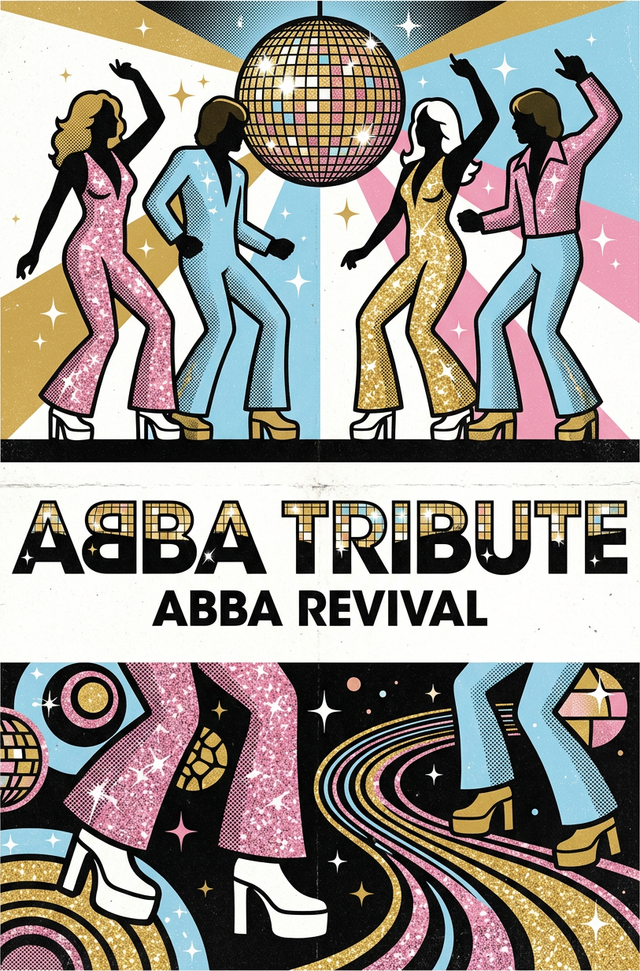 ABBA Tribute at Talk of the Coast — Benidorm event poster
