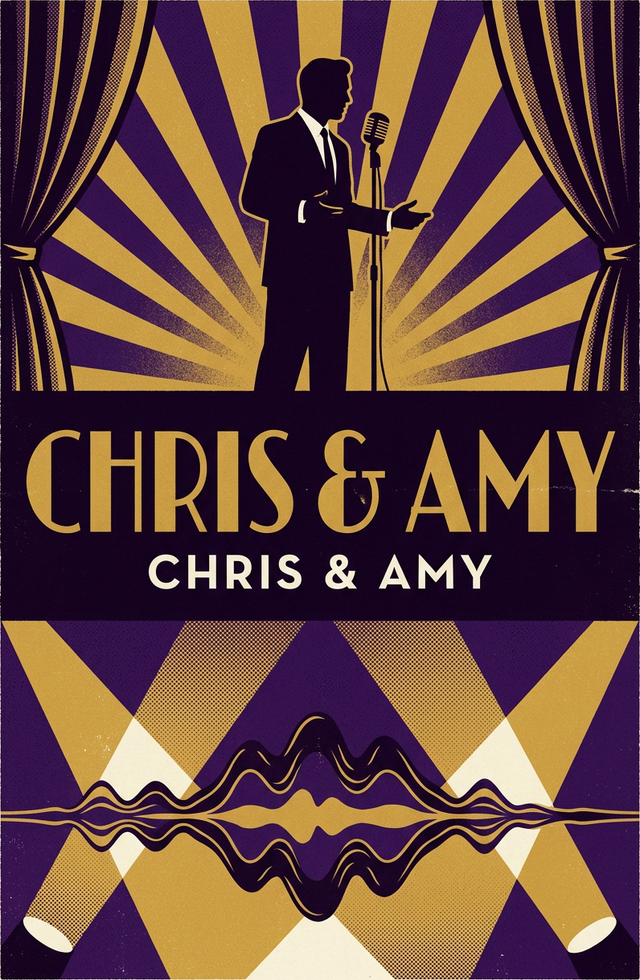 Chris and Amy at The Crown Calle Gerona — Benidorm event poster