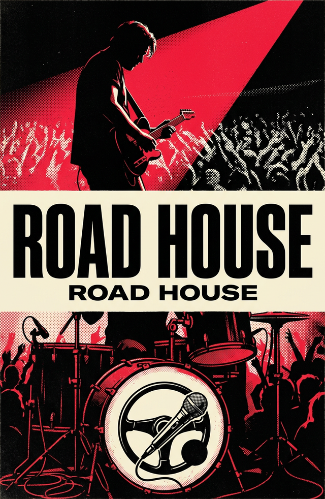 Road House at Western Saloon — Benidorm event poster