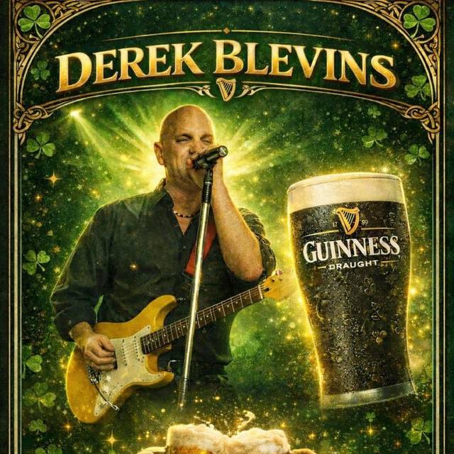 Derek Blevins at Jumping Jacks — Benidorm event poster