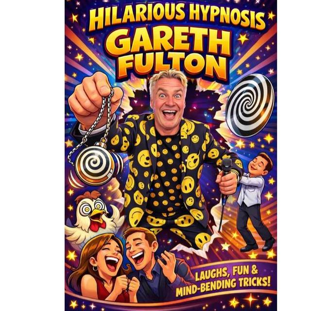 Gareth Fulton Comedy Hypnotist at The Palladium — Benidorm event poster