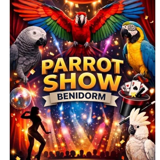 Parrot Show Parrot Show at Valentines — Benidorm event poster
